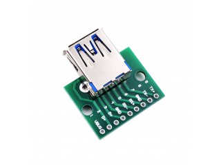 USB3.0 Female Connector Pins Breakout (2.54mm)
